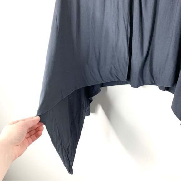 Aritzia Talula Women's Shrug Cardigan Sweater Jersey Draped Open Front Y2k 2000 - Picture 6 of 11